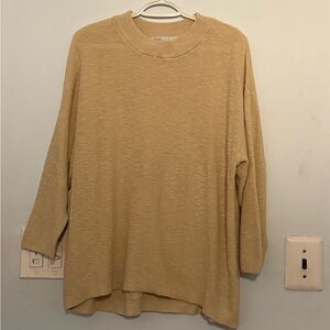 Free People Beach women’s loungewear set tan color size large